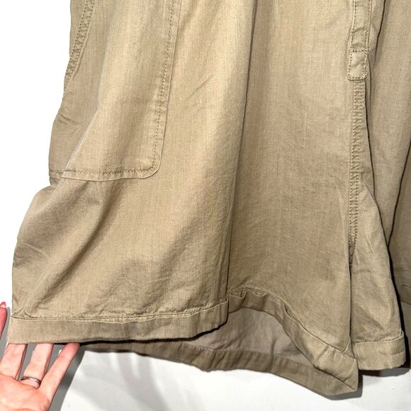 PACT Organic Cotton Sleeveless Romper - Taupe/Tan XXL - Picture 5 of 8